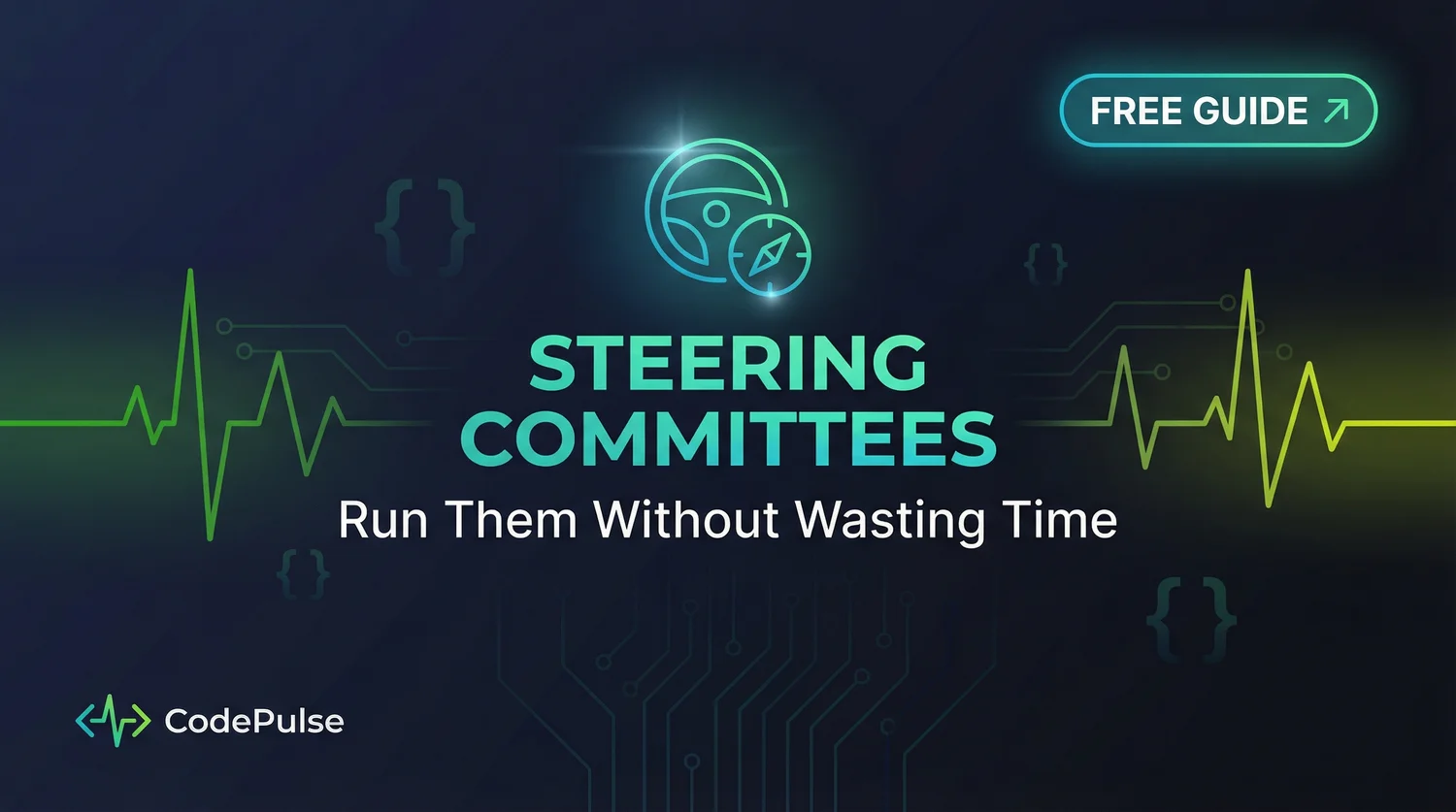 Engineering Steering Committees: Run Them Right - visual overview